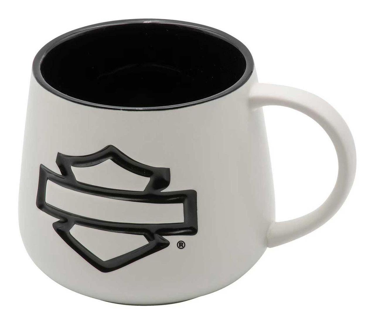 Drinkware - Debossed Open Bar &amp; Shield Ceramic Coffee Mug