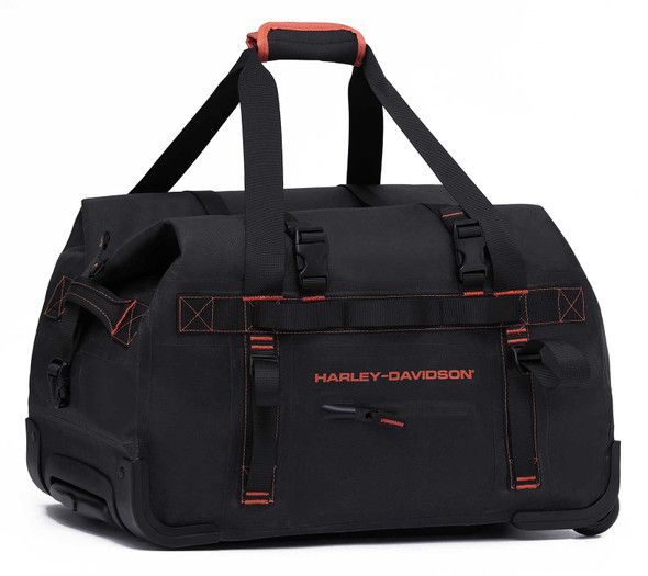 Harley-Davidson® 21" Waterproof Adventure Carry-On Wheeling Duffel Bag