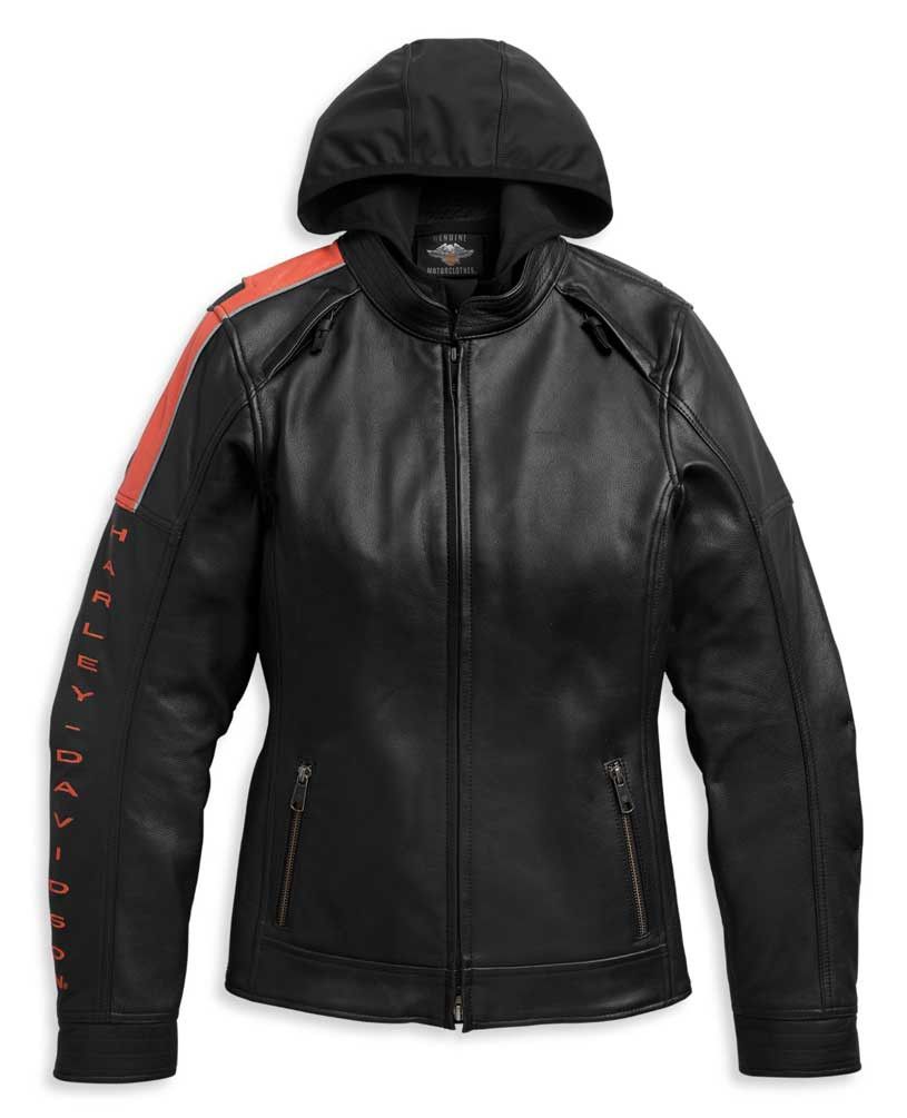 Gear -  Harley-Davidson® Women's HWY-100 3-IN-1 Midweight Leather Jackett- XS ONLY