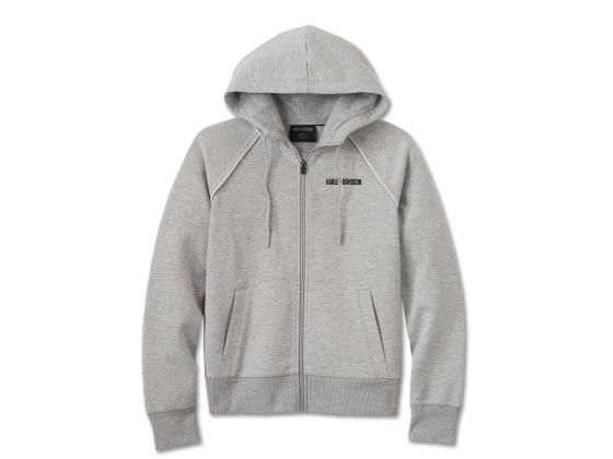 Apparel - Women's Classic Bar &amp; Shield Zip Front Hoodie