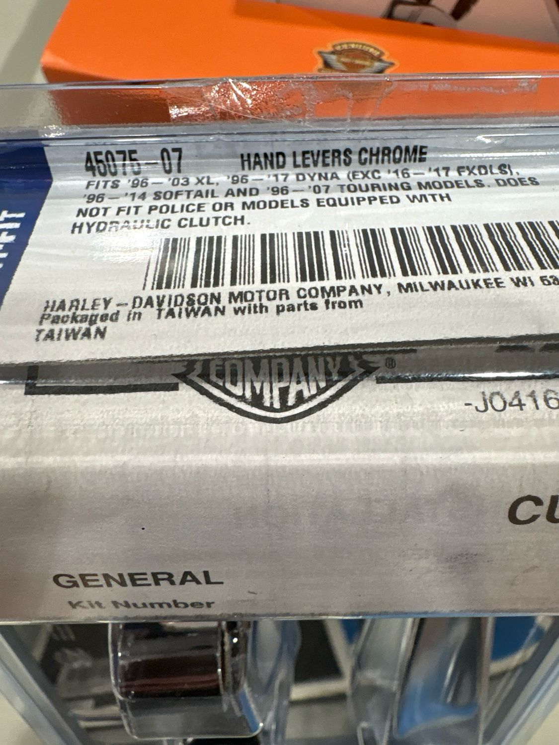 Hand Levers Chrome