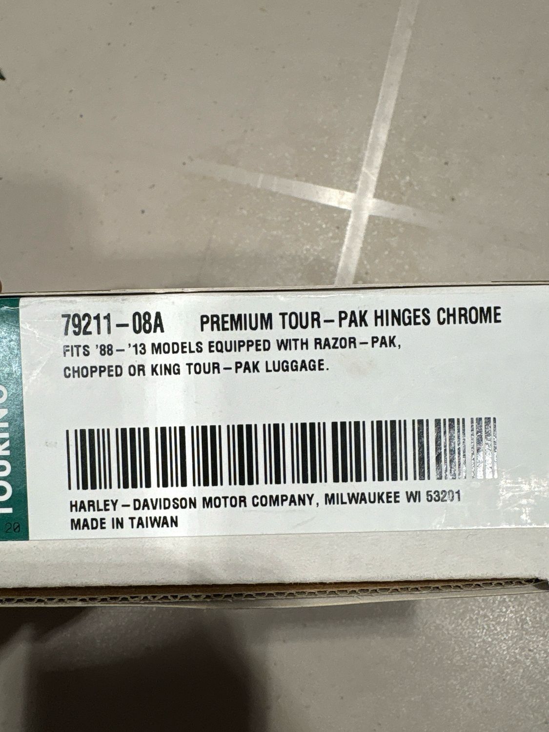 Premium Tour Pak Hinges