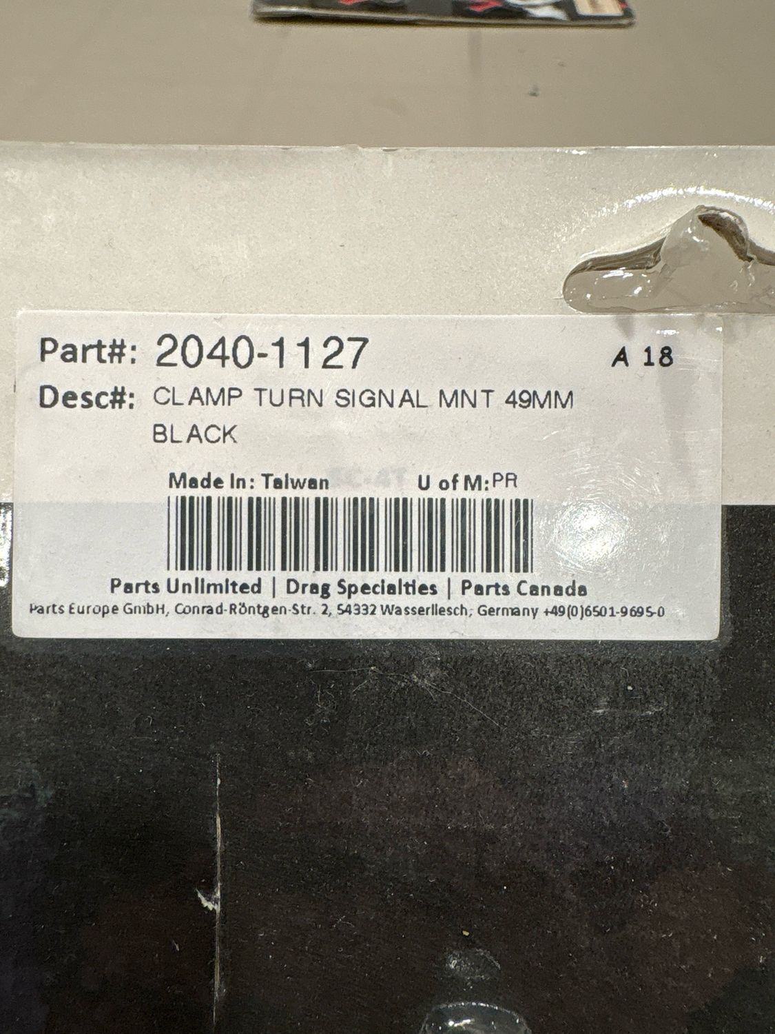 Clamp Turn Signal 49mm