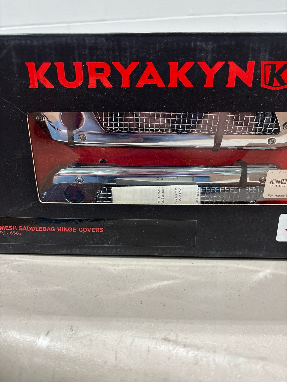 Mesh Saddlebag Hinge Covers
