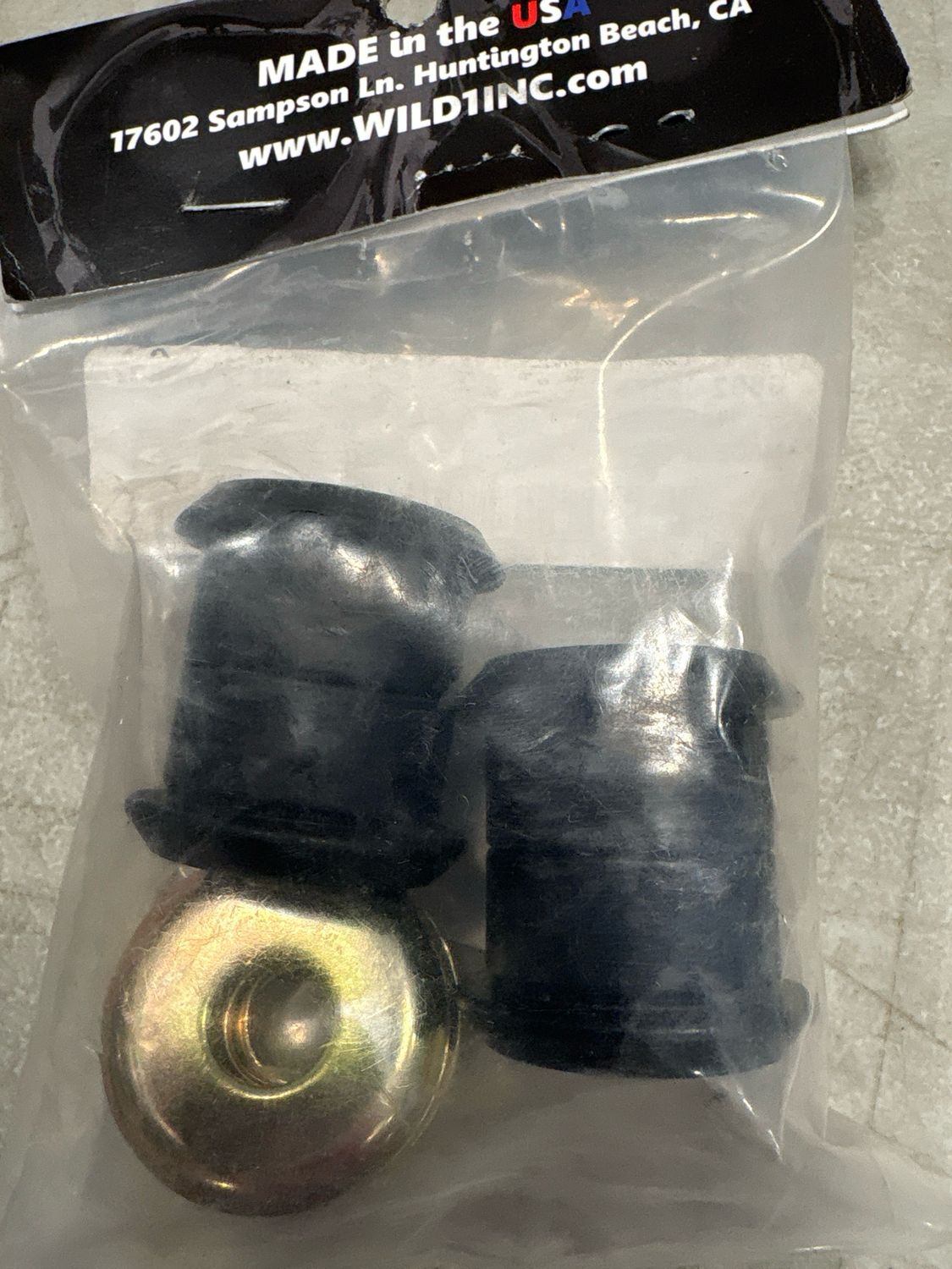 Hard Black Polyurethane H-bar Dampener Kit