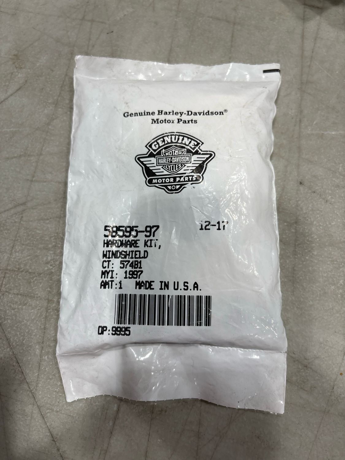Windshield Hardware Kit