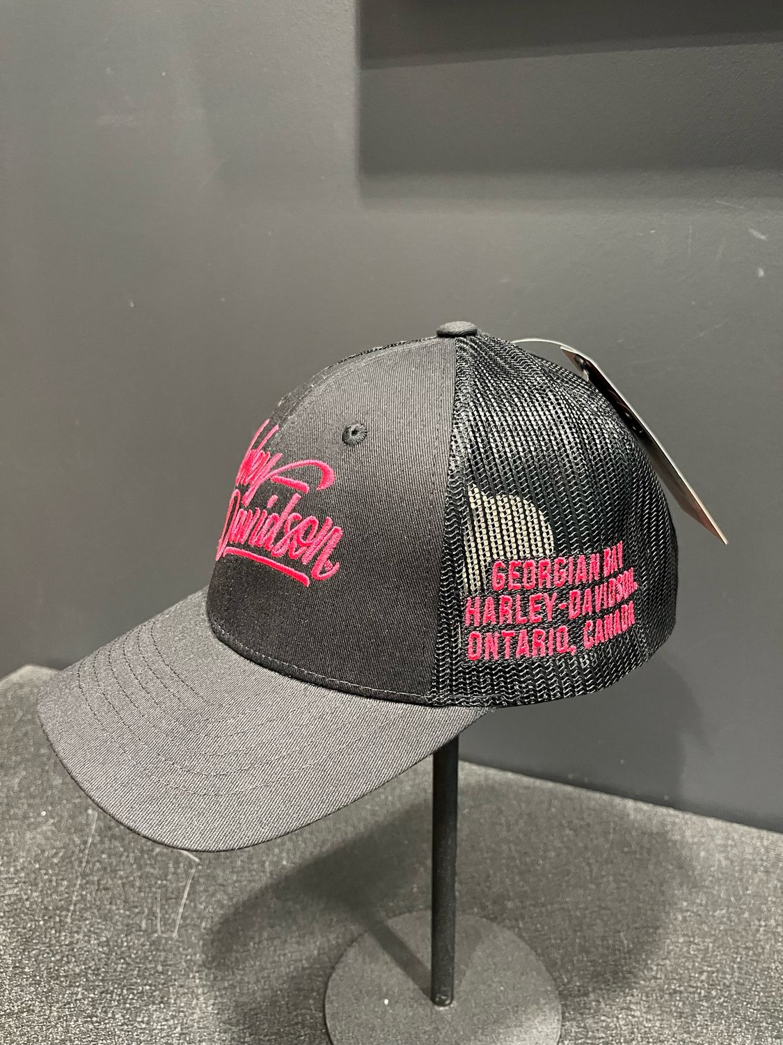 Apparel - Women's Classic Pink GBHD Ponytail Cap