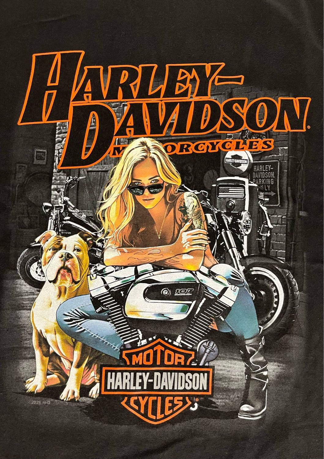 Men's Custom Tee - H-D Garage Tee