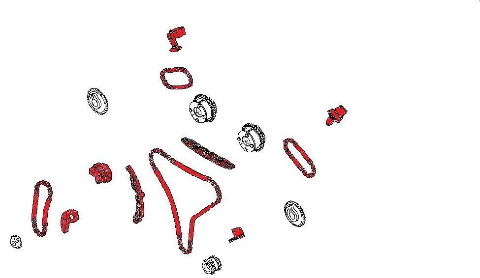 Genuine Nissan GTR R35 VR38DETT Timing Kit