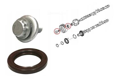 Toyota 1GFE Camshaft Seal &amp; Bolt