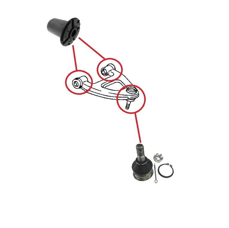 Toyota Chaser Cresta Crown Mark II Rear Upper Control arm Bushings &amp; Ball Joint