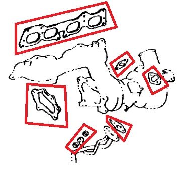 Genuine Toyota Caldina ST215 - 3SGTE Turbo Gasket Kit