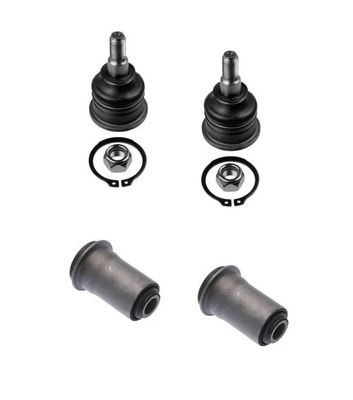 Mitsubishi Bravo Minicab Mini Truck Front Lower Control Arm Repair Ball Joints and Bushings Set