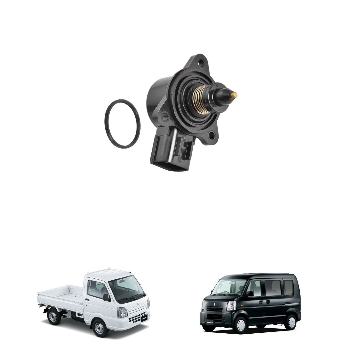 Suzuki Carry Every Mini Truck DA64W DA64V K6A Idle Speed Control Valve
