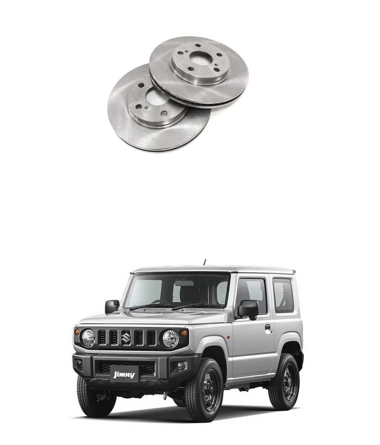 Suzuki Jimny Sierra JB64W JB74W Front Brake Rotor Set 2018 - 2024