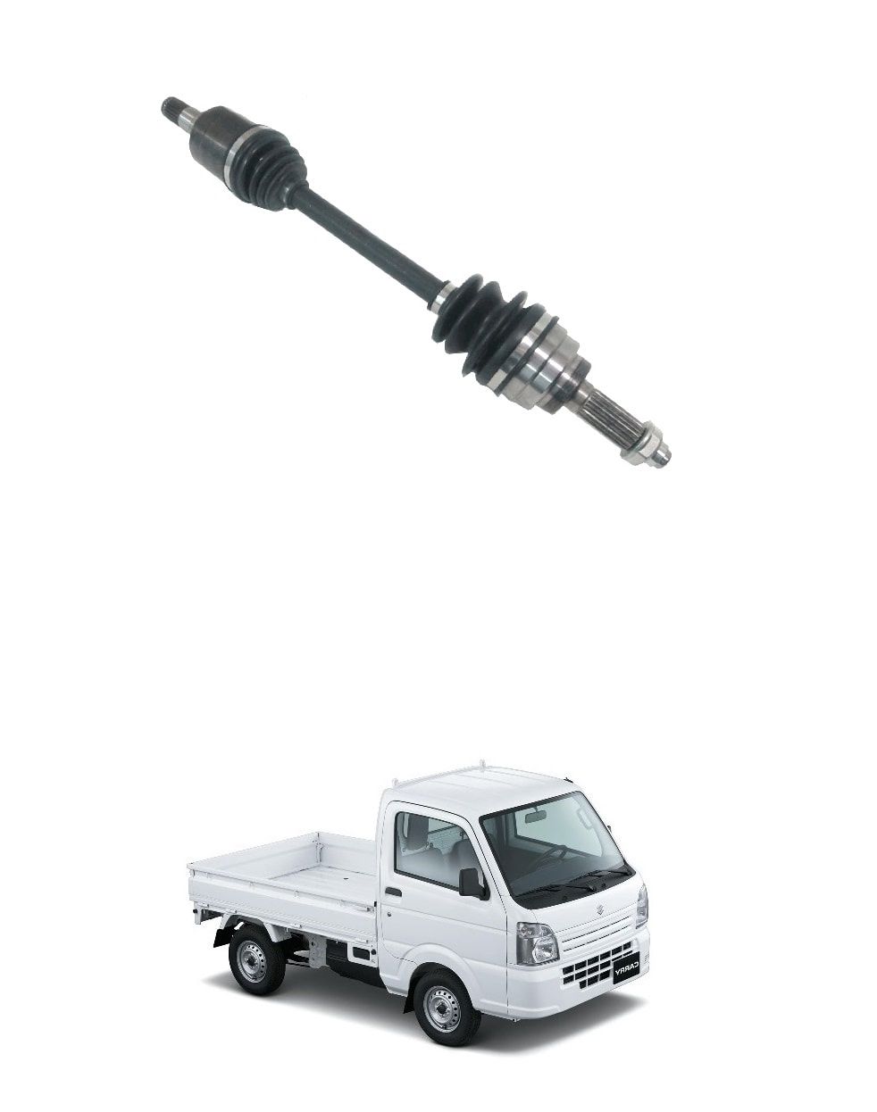 Suzuki Carry Mini Truck DA63T Complete Front Drive Shaft CV Axle