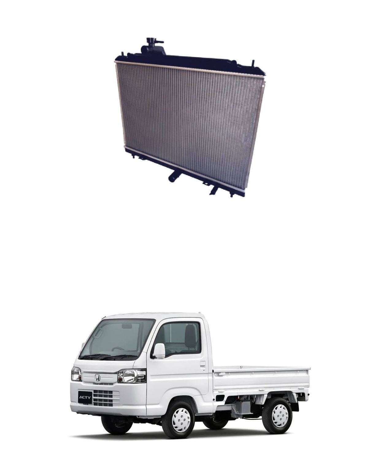 Honda Acty Mini Truck HA8 HA9 E07Z Radiator Manual