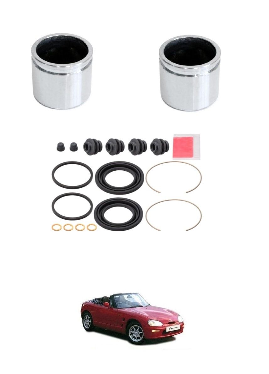 Suzuki Cappuccino EA11R EA21R Front Brake Caliper Piston and Seal Repair Kit