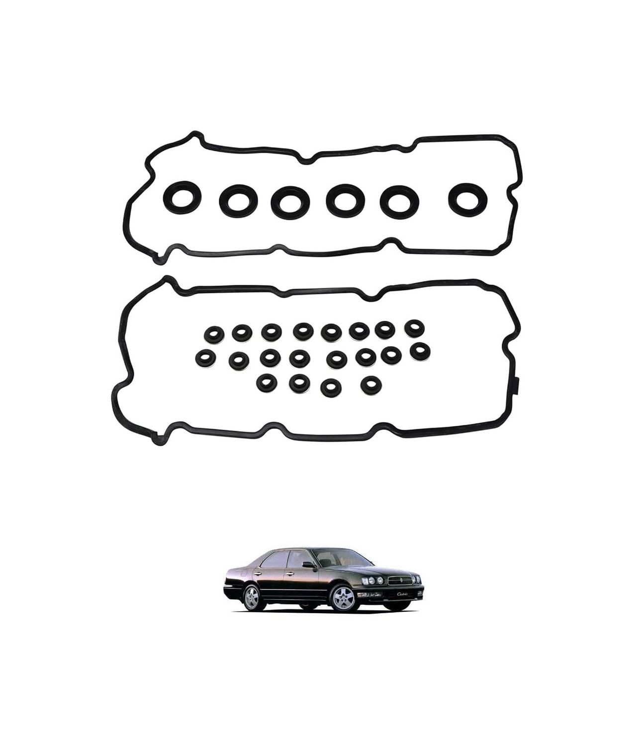 Nissan Cima Gloria Leopard Cedric Y33 Y34 VQ30DET Valve Cover Gasket Set