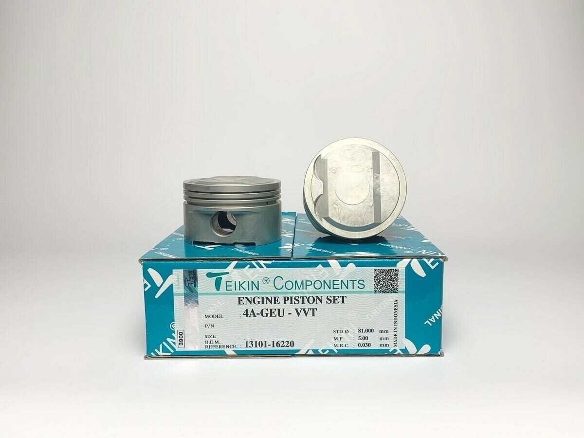 Toyota AE111 4AGE 20v Blacktop Piston Set