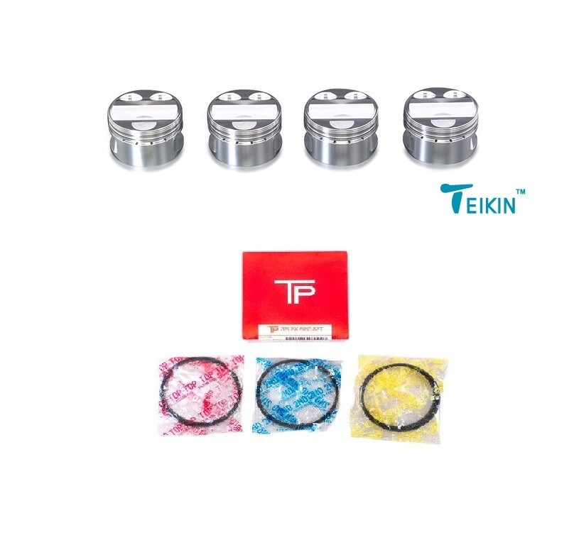 Toyota AE111 4AGE 20v Blacktop Piston and Ring Set
