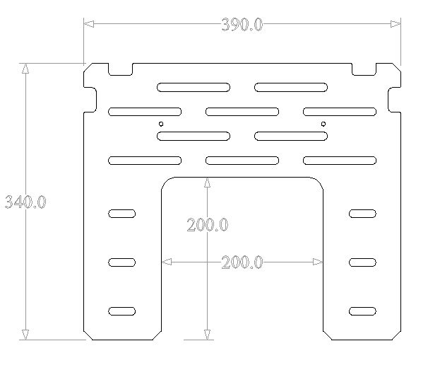 Rudsta Tall Horseshoe Shelf