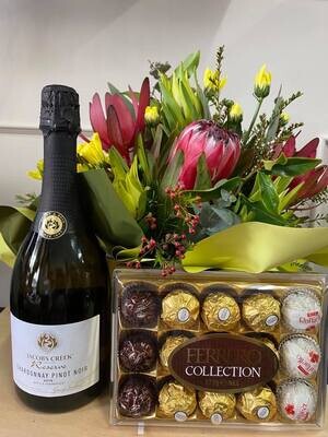 Blooms, Vino and Chocolate - Bubbles