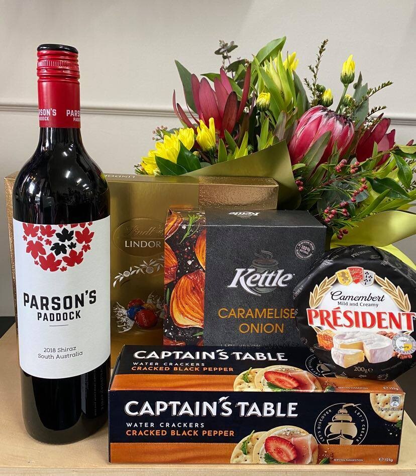 A Basket for All Occasions with Red Wine