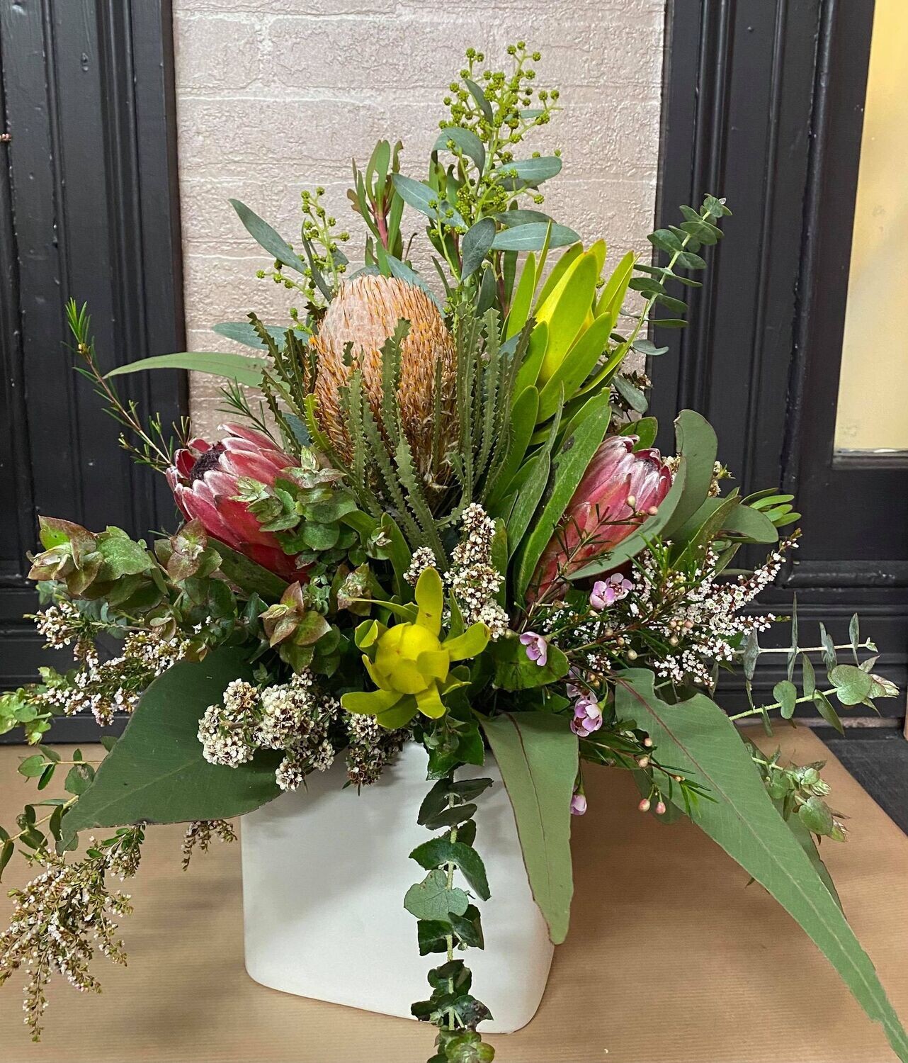 Native Arrangement in Ceramic Pot