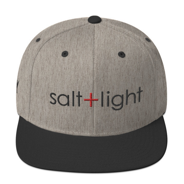 “Salt + Light“ Snapback Hat