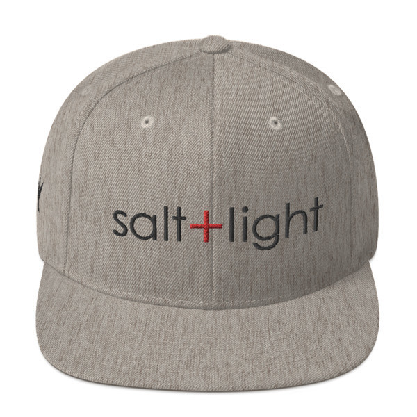 “Salt + Light“ Snapback Hat