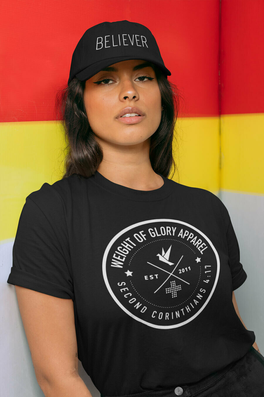 Weight of Glory Apparel Logo - Unisex Christian T-Shirt