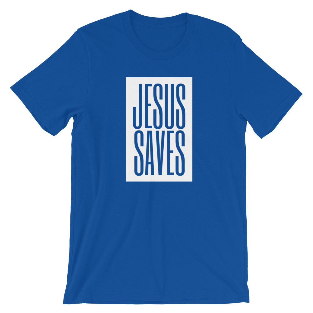 "Jesus Saves" Colors Premium Unisex T-Shirt