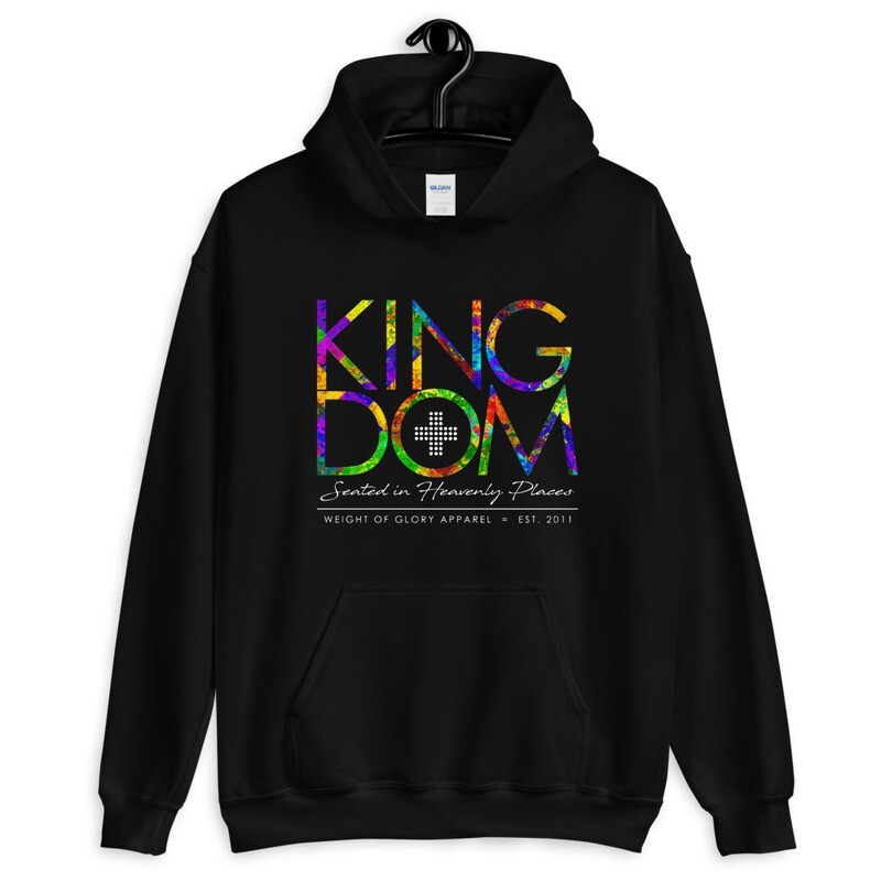 &quot;Kingdom&quot; Coat of Many Colors - Unisex Christian Hoodie