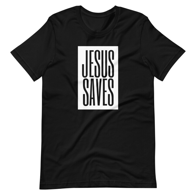 &quot;Jesus Saves&quot; (Unisex) Christian t-shirt
