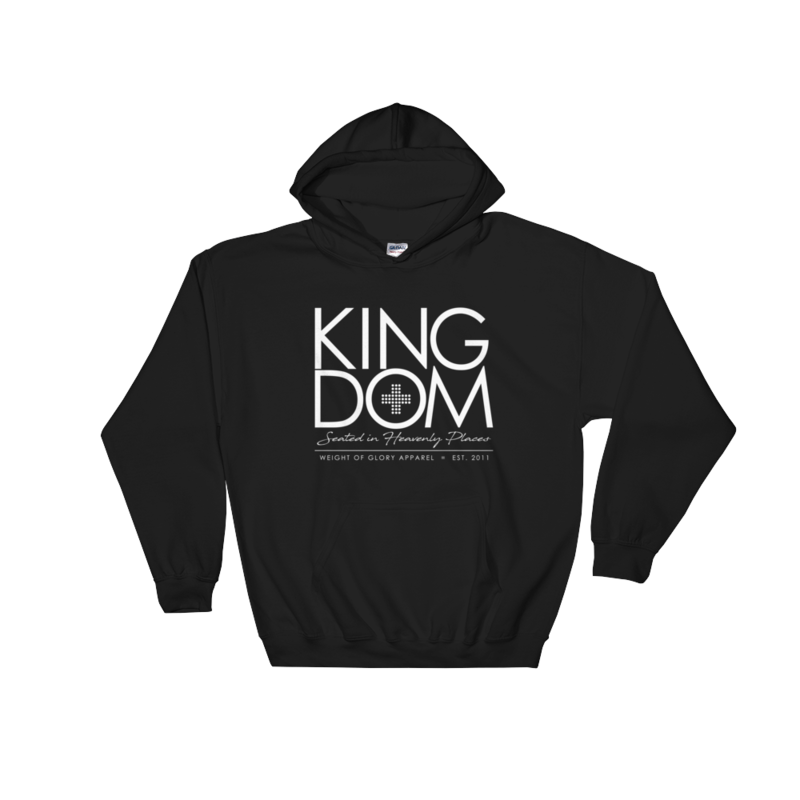 &quot;Kingdom&quot; Christian Hooded Sweatshirt