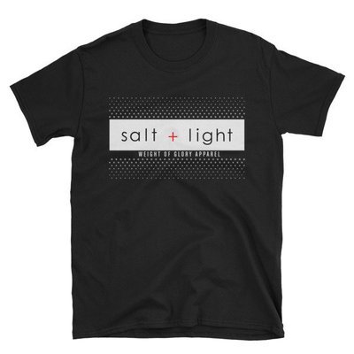 (Salt + Light) Short-Sleeve Basic Unisex T-Shirt