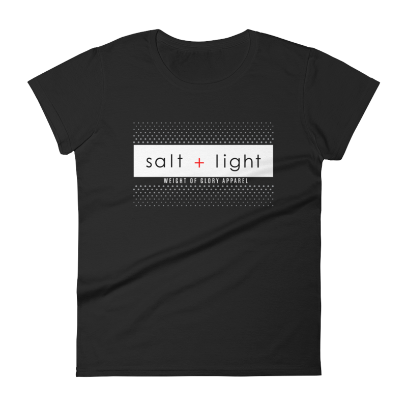 &quot;Salt + Light&quot; Ladies (Relaxed Fit) Christian t-shirt