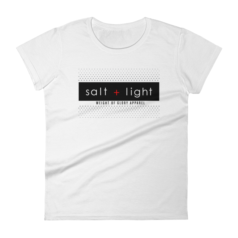 &quot;Salt + Light&quot; Ladies (Relaxed Fit) Christian t-shirt