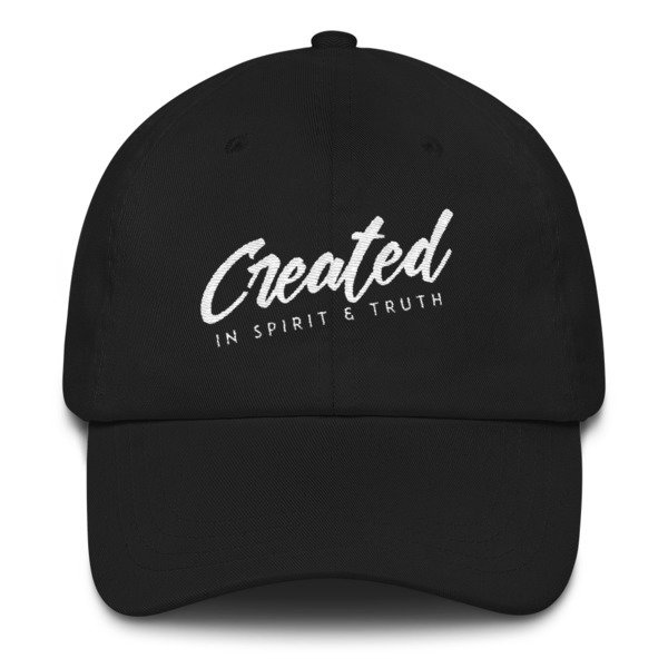 "Created" Unisex Baseball Cap (Christian Apparel)