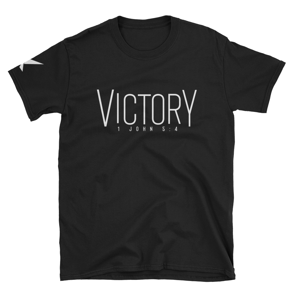 "Victory" Basic Unisex T-Shirt (with sleeve print)