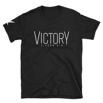 "Victory" Basic Unisex T-Shirt (with sleeve print)