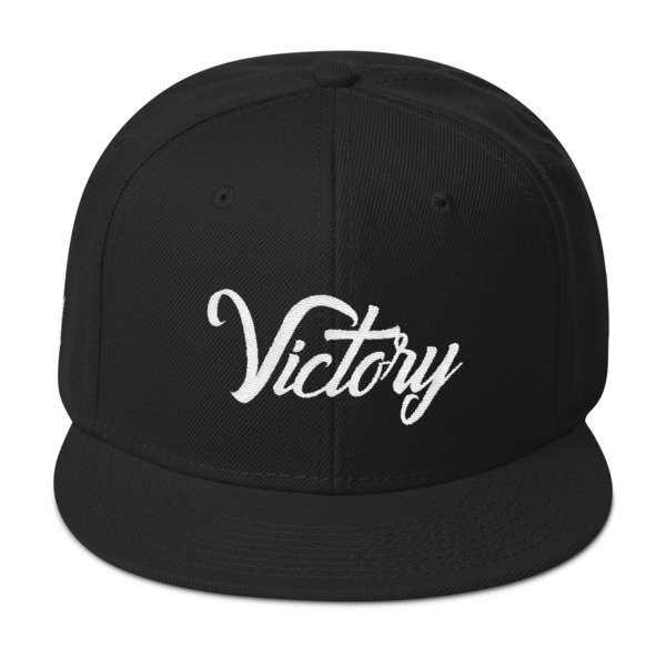 &quot;Victory&quot; Script Style - Snapback Hat (Christian Apparel)