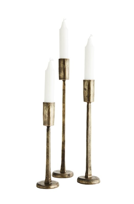 BABANIA - Bougeoirs  - Lot de 3  (Uniquement disponible à la location)