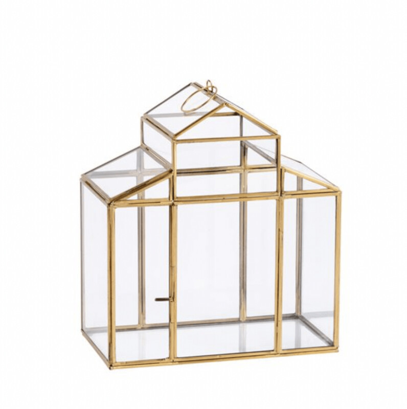 ALMA -  Urne en verre et laiton  (Uniquement disponible à la location)
