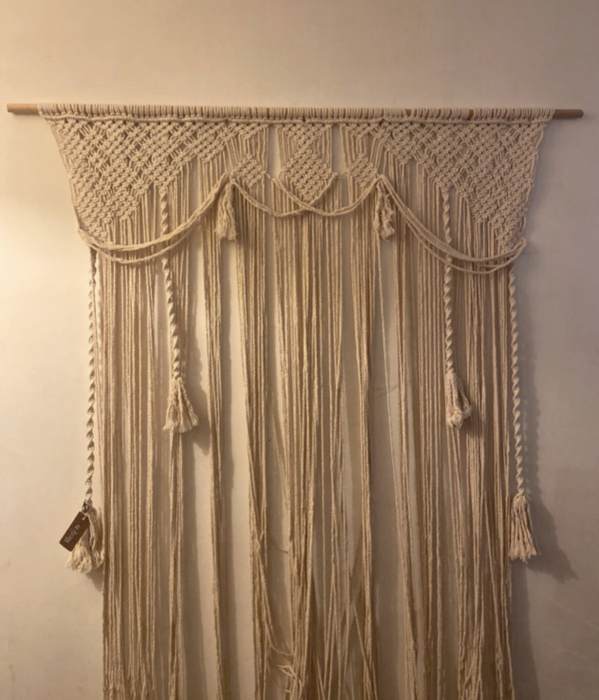 Rideau en macramé n•2