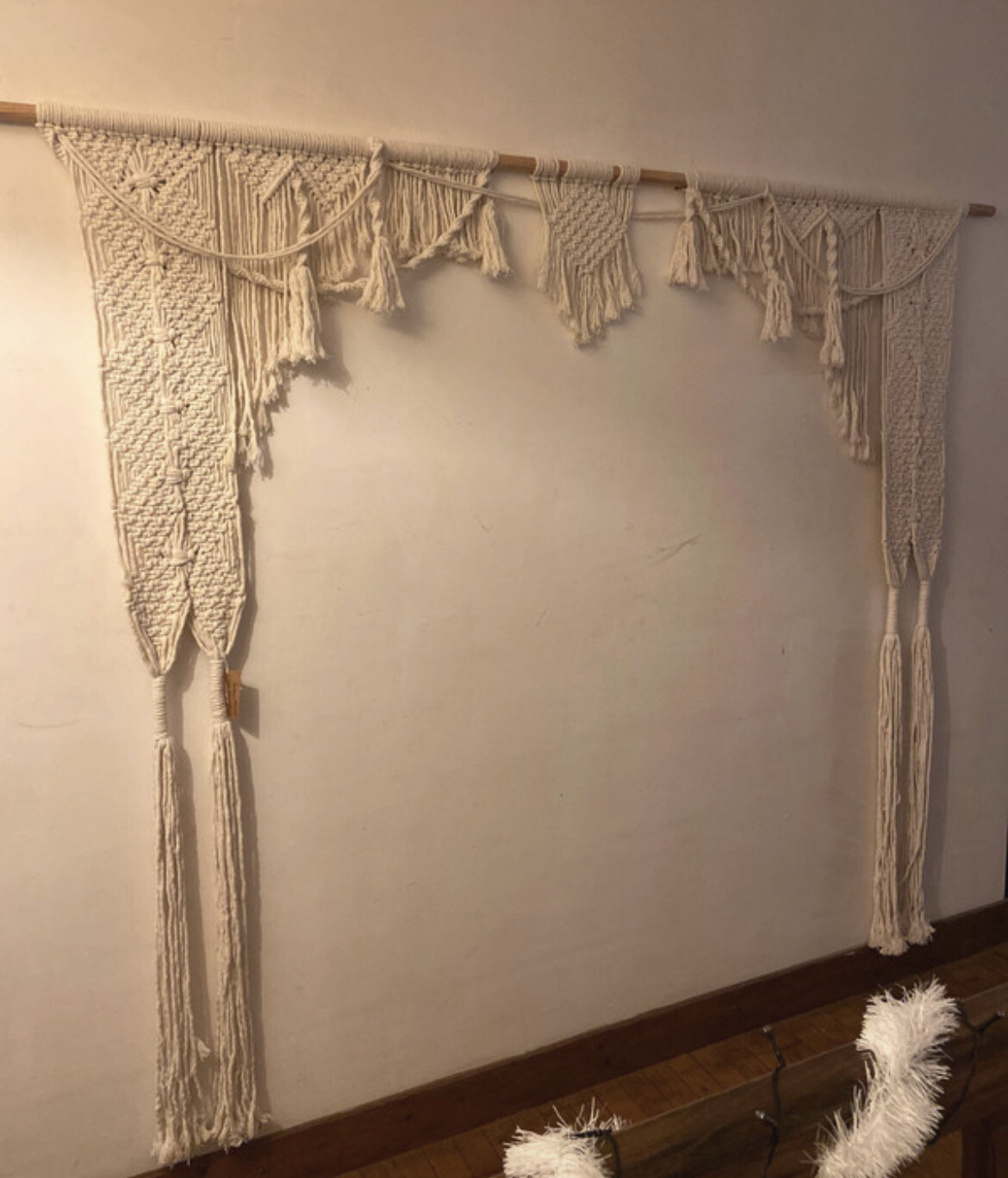 Rideau en macramé n•1