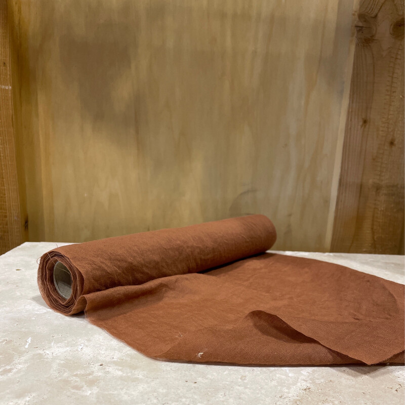 Chemin de table terracotta