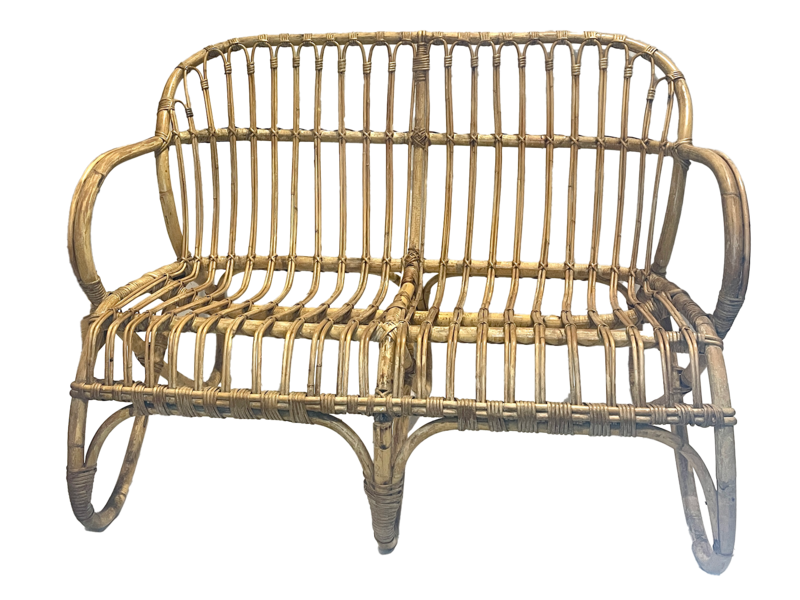 LABRITJA - Banquette en rotin