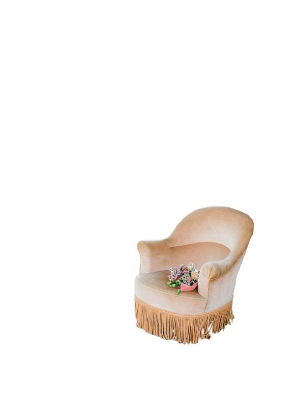 FEIJOA - Fauteuils en velours (Uniquement à la location)